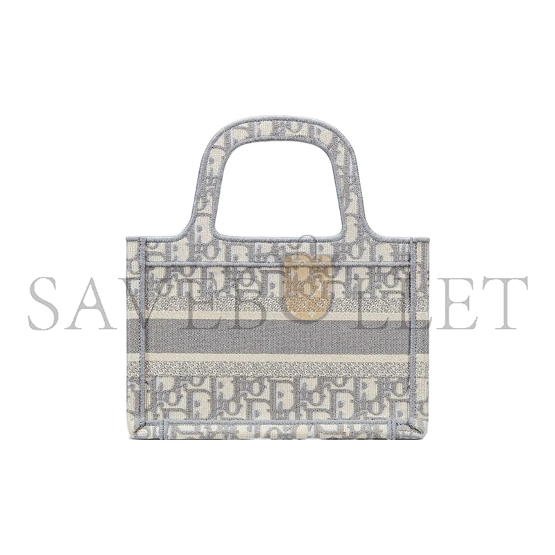 D*or mini D*or book tote s5475zriw-m932 (22.5*15*6cm)